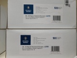 1000 New #10 Business Envelopes (2 Boxes of 500), White, Gummed Seal