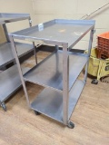 Stainless Steel Mobile Utility Cart 16in x 24in x 32in