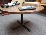 Restaurant Table, 48in x 29in, Laminate Top, Pedestal Base