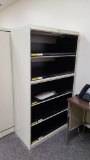 5 Section Stacking Lateral File Cabinet w/ Slide Out Drawers w/ Keys, Metal - 64.5in x 36in x 18in