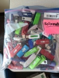 Bag of Reformatted Flash Drives - Approx. 50+-