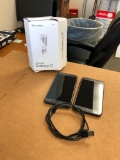 2 Near New Samsung Galaxy J7 Smart Phones Model: SMJ727RZKAU, 1 Box, 2 Chargers, 1 Manual