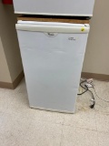 Whirlpool White Dorm Size Refrigerator