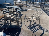 4 Stacking Outdoor Patio Lounge Chairs w/ Cushions