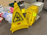 Group of Wet Floor Signs