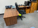 File Cabinet, Chair, Desk