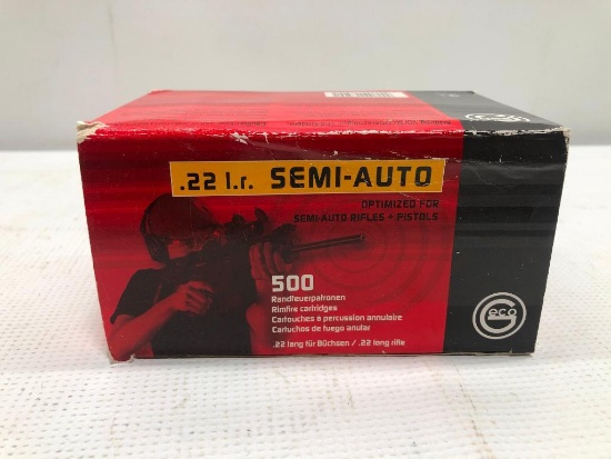 GECO .22 LR Semi Auto Lead Bullet Solid 500 Rounds