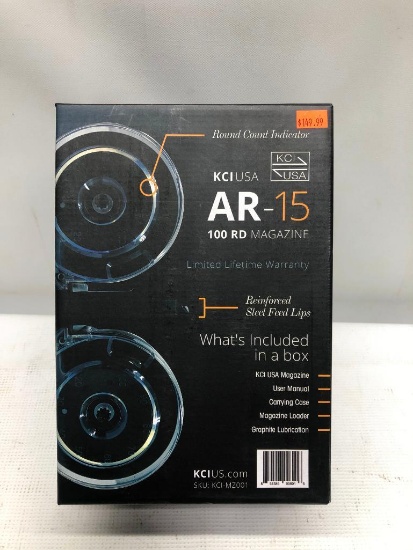 KCI USA AR-15 100 Round Magazine