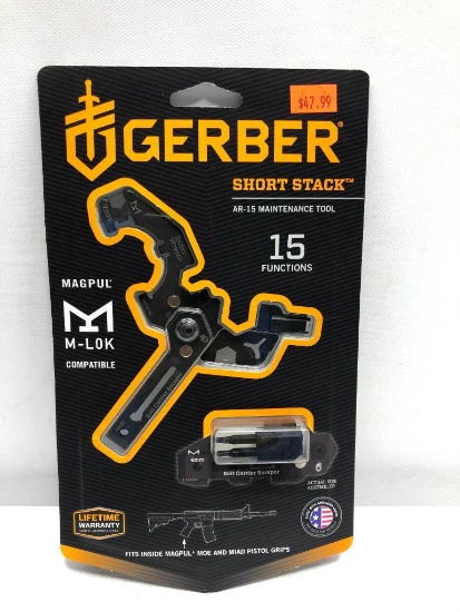 Gerber Short Stack AR-15 Maintenance Tool, 15 Functions