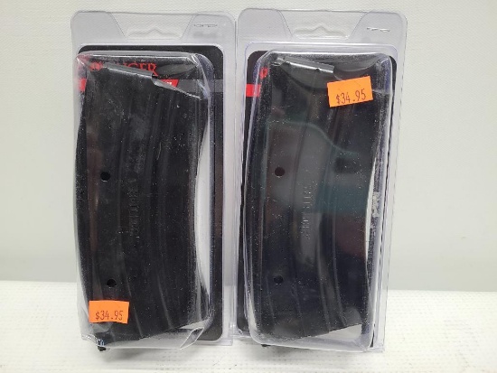 (2) Ruger 7.62 x 39mm 20 Round Factory Magazines