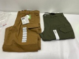 First Tactical Men's Velocity 20 Tactical Pants, 2 Pair, Size 36x30 - NEW OD Green, Battle Brown