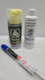 (3) Gun Cleaning Supplies - TCS Rifle Cleaning Rod for .22 Cal, Colonel Brassy Cleaner & Frog Lube