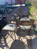 Lot of 13 Benchmark M-2170 HD Steel Framed, Polyurethane Cushion Restaurant Chairs