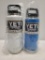 (2) YETI Rambler Bottles - 36 oz White & 26 oz Tahoe Blue
