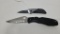 (2) Pocket Knives - Spyderco VG-10 Seki City Japan & CRKT Koji Hara Design ICHI 1070 Taiwan