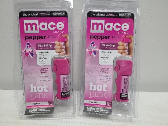 (2) Mace Pepper Sprays
