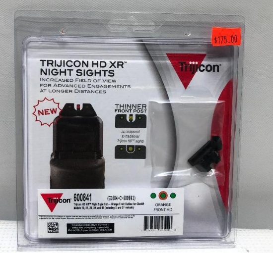 Trijicon HD XR Night GL604-C-600841 Orange, Model 20,21,259,30 and 41. MSRP:$175.00