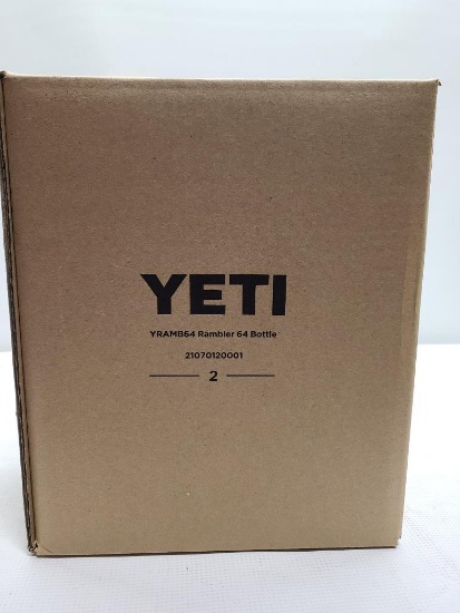 (2) YETI Rambler 64 oz Bottles in Unopen Box - Same Bottle as Lot 75