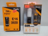 (2) Fenix Portable Flashlights - E16 700 Lumens & CL09 200 Lumens
