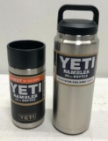 (2) YETI Ramblers - 26 oz Bottle & 12 oz Rambler