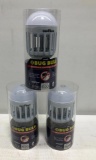 (3) NEBO Z Bug Bulbs - Mosquito Zapping LED Bulbs 600 Lumens