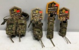 (4) HSG Mag Pouches - Double 40mm Taco, Extended Pistol Taco LT, Pistol Taco & 40mm Taco