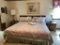 King Size Bed, Mattress, Box Spring, Frame, Headboard, End Tables, Dresser w/ Mirror, Chest of