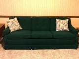 Couch, 3 Cushion, Padded, Good Condition, 76in