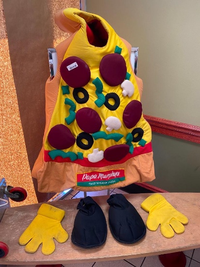 Pizza Person Mascot w/ Feet and Hands