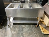 Eagle Model: SPHT3 Portable Steam Table, Three Pan, Sealed Well, 208v, 3 Phase