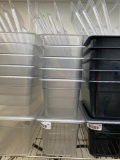 (6) Cambro EN 631-1 CAMWEAR 36CW 6in Deep 1/3 Size Food Pan w/ Lid,