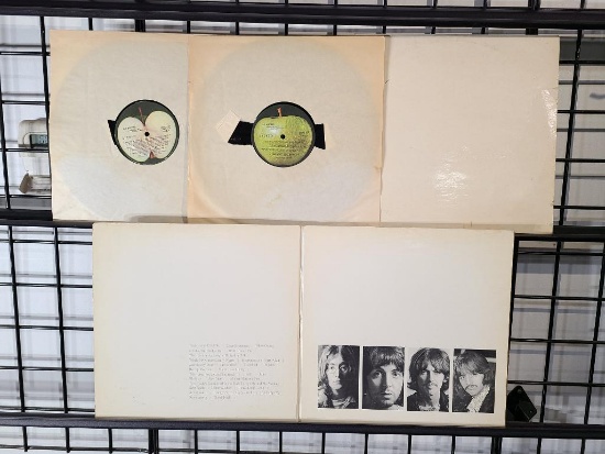 (2) Beatles Record Albums - "The Beatles" The White Album