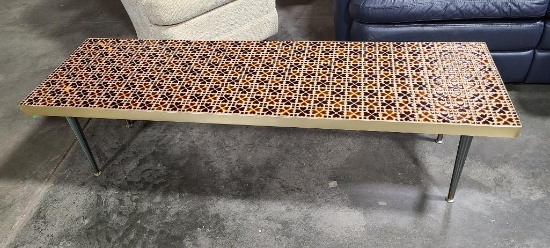 Retro Coffee Table, 60in x 19in x 16in