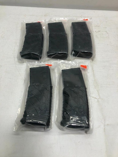 Lot of 5 AR Magazines, MSAR 5.56x45 XM30-E4