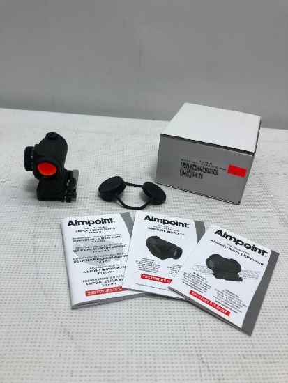 NEW Aimpoint AB AP Micro T-1 2MOA LRP/Sp.39mm Red Dot Optic MSRP: $809.99