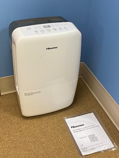 HiSense Model DH-70KP1SLE Dehumidifier w/ Manual