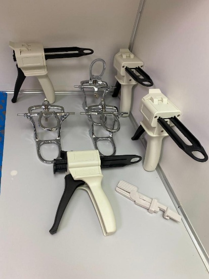 PVS Impression Guns w/ Articulators, Snaparay Xray Holders