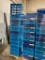 Pallet of 55 Count: RC16-114 - OptiClean 16-Compartment Divided Glass Rack - Carlisle Blue