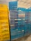 Pallet of 56 Count: RC16-114 - OptiClean 16-Compartment Divided Glass Rack - Carlisle Blue