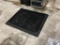 Black Rubber Equipment or Fatigue Mat - 31in x 38in