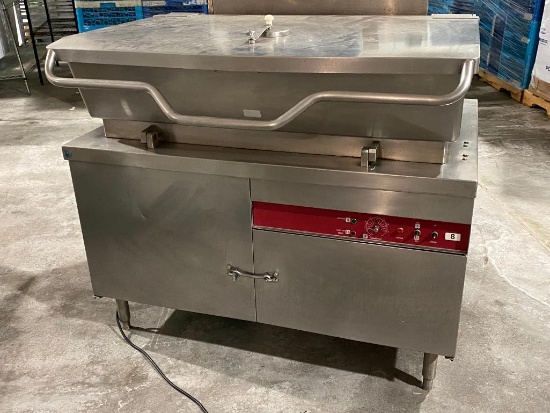 Blodgett BCH-40G Natural Gas, 120v, 40 Gallon Hydraulic Tilt Braising Pan / Tilt Skillet w/ 48in