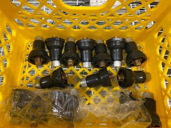 16 Replacement Legs for Equipment, Large Male Thread Approx. 3/4in