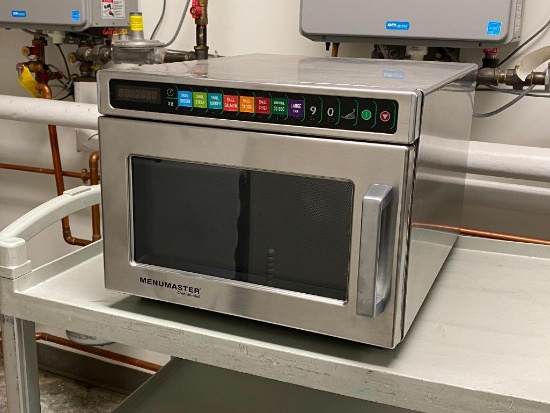 Menumaster Model: MDC12A2 Commercial Microwave, 120v, Mfg. 2016 by Amana
