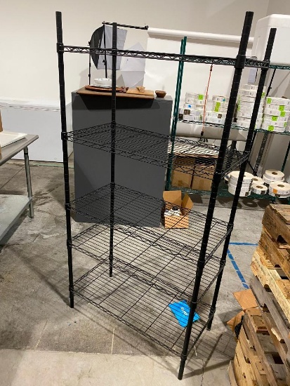 Stationary Shelving Unit, 73in x 36in x 18in