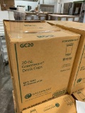 Sealed Box of 1,000 20oz Greenware Drink Cups, 20 Sleeves of 50, Clear Plastic, No Lids # GC20