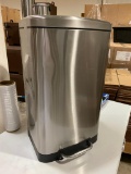 Stainless Steel Foot Pedal Control Trash Can