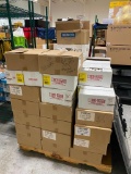 Pallet of Thermal Paper, 50 Cases of 50/case, 2 Types