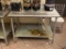Eagle Stainless Steel Prep Table w/ Back Splash, Lower Shelf, Drain Pan w/ Grate, 48in x 30in x 36in