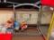 Large 48in x 72in Chalkboard, 2 Merchandising Racks