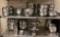 30 Double Wall Insulated Mirrored Stainless Steel Serving Bowls, 5.5in to 14in w/ 4 Appetizer Stands